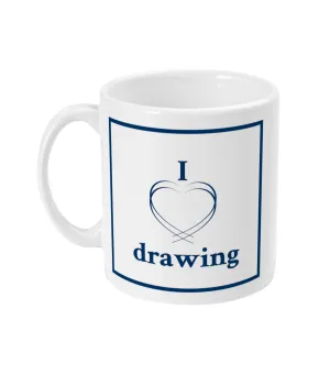 11oz Mug I love drawing