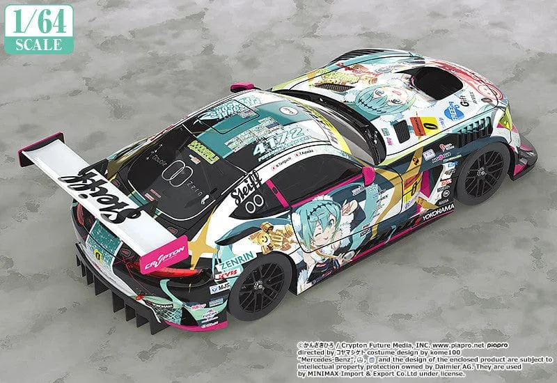 1/64 Scale Good Smile Hatsune Miku AMG 2018 SUPER GT Ver.