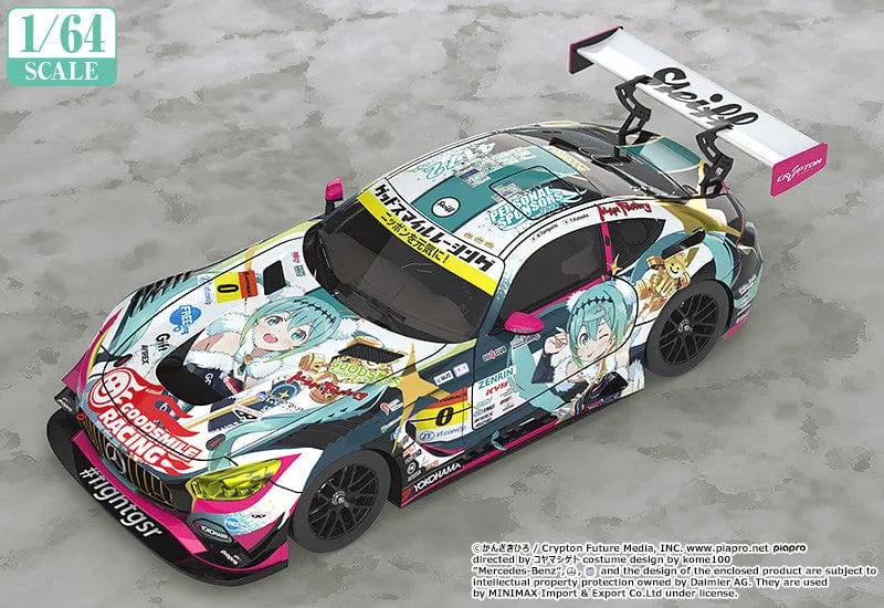 1/64 Scale Good Smile Hatsune Miku AMG 2018 SUPER GT Ver.