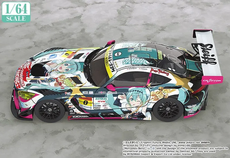 1/64 Scale Good Smile Hatsune Miku AMG 2018 SUPER GT Ver.
