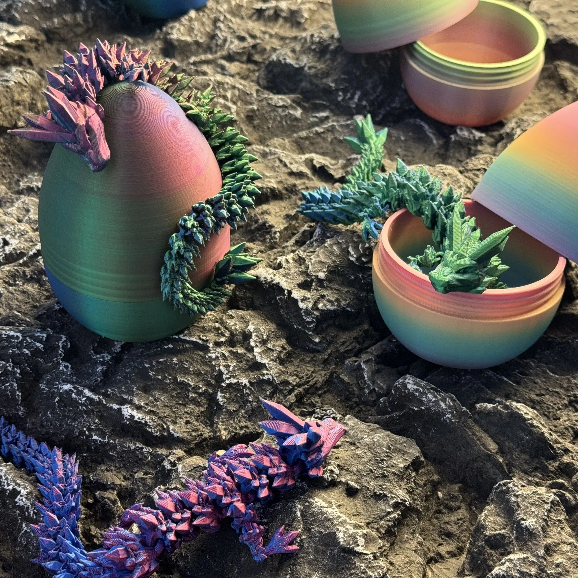 3D Printed Dragon Eggs