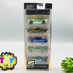 5Pcs Diecast Mini Model Cars Set - Assortment