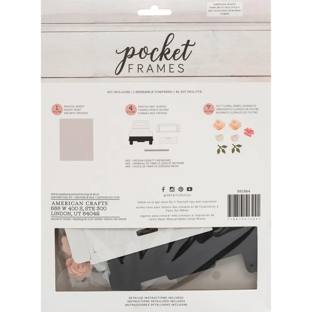 American Crafts - Details 2 Enjoy Collection - Pocket Frames Kit - 8 x 10 - Do-It-Yourself - Truck*