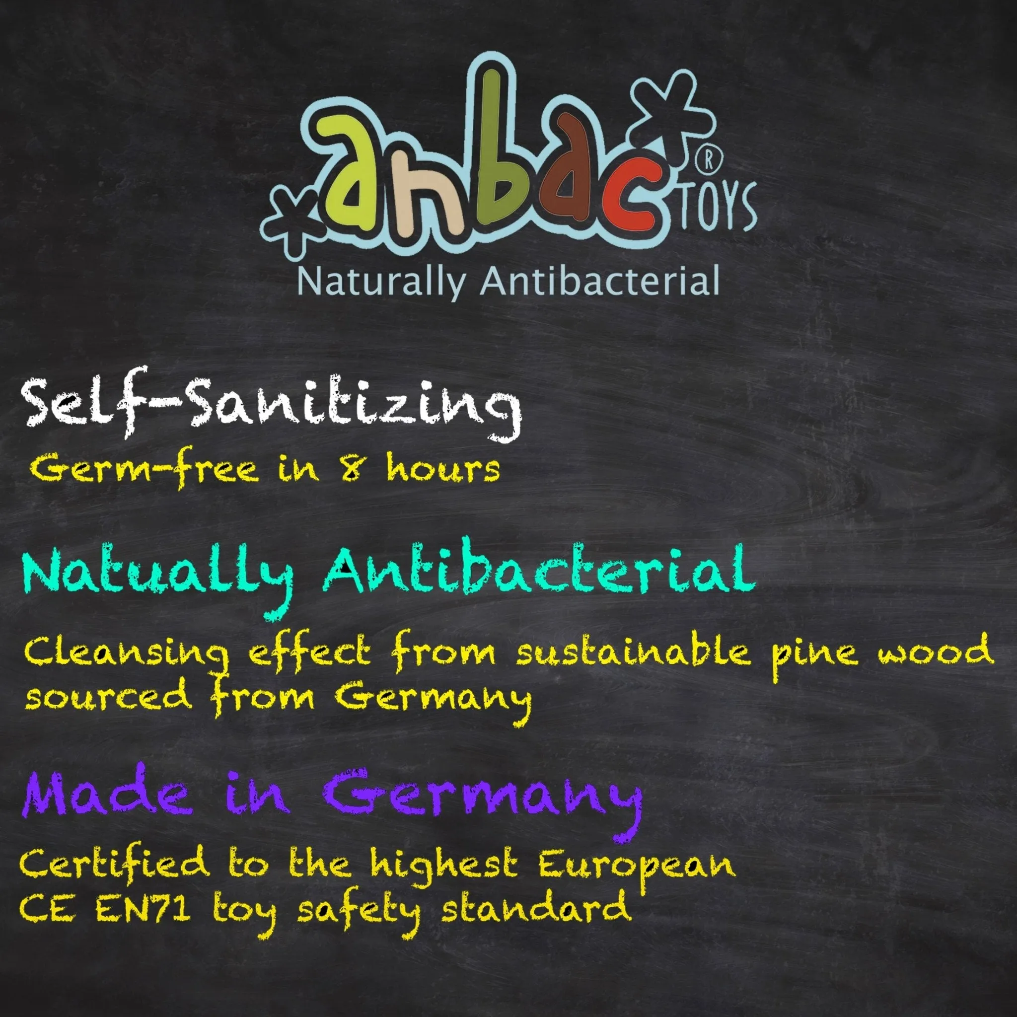 Antibacterial Building Bricks Assortment