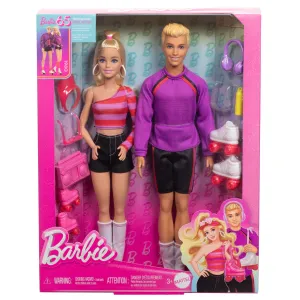 Barbie 2 Pack Ken & Barbie 65th Anniversary Fashionista Doll