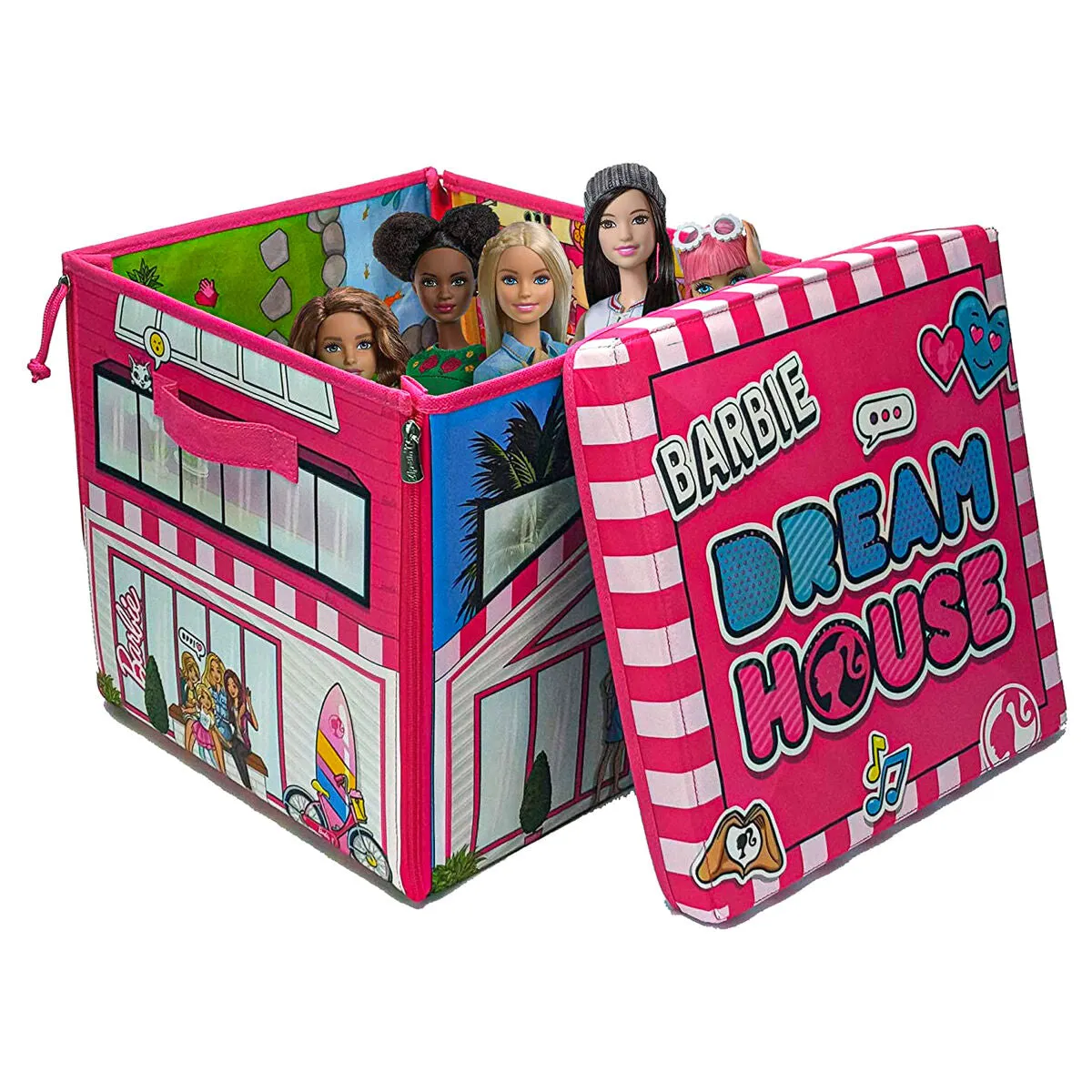 Barbie Zip Bin Dream House Playmat & Storage Box