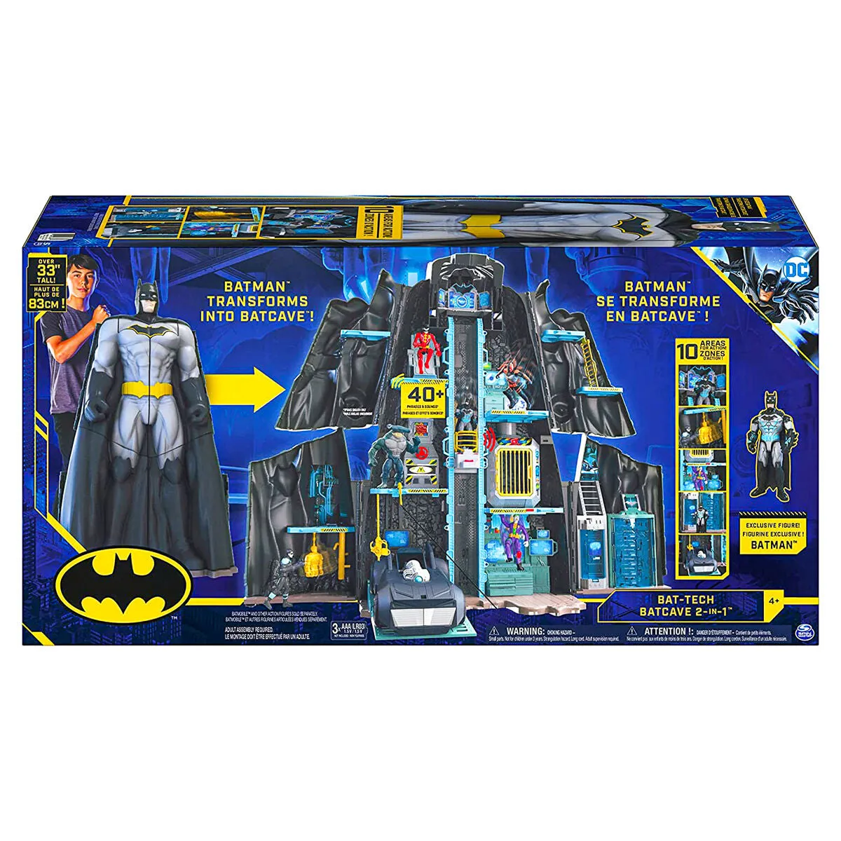 Batman Bat-Tech Batcave 2-in-1 Transforming Playset