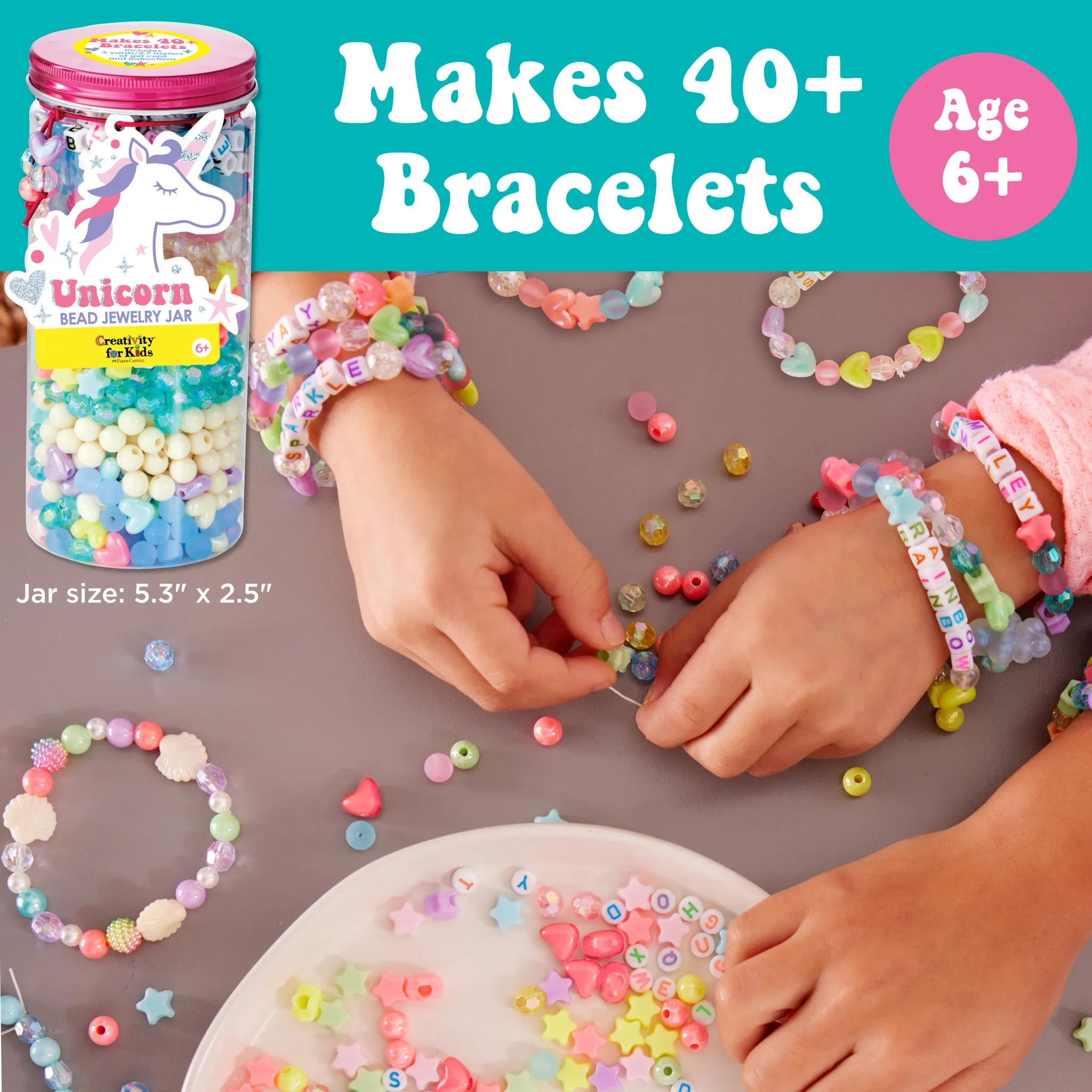 Bead Jewelry Jar Unicorn - #6476000