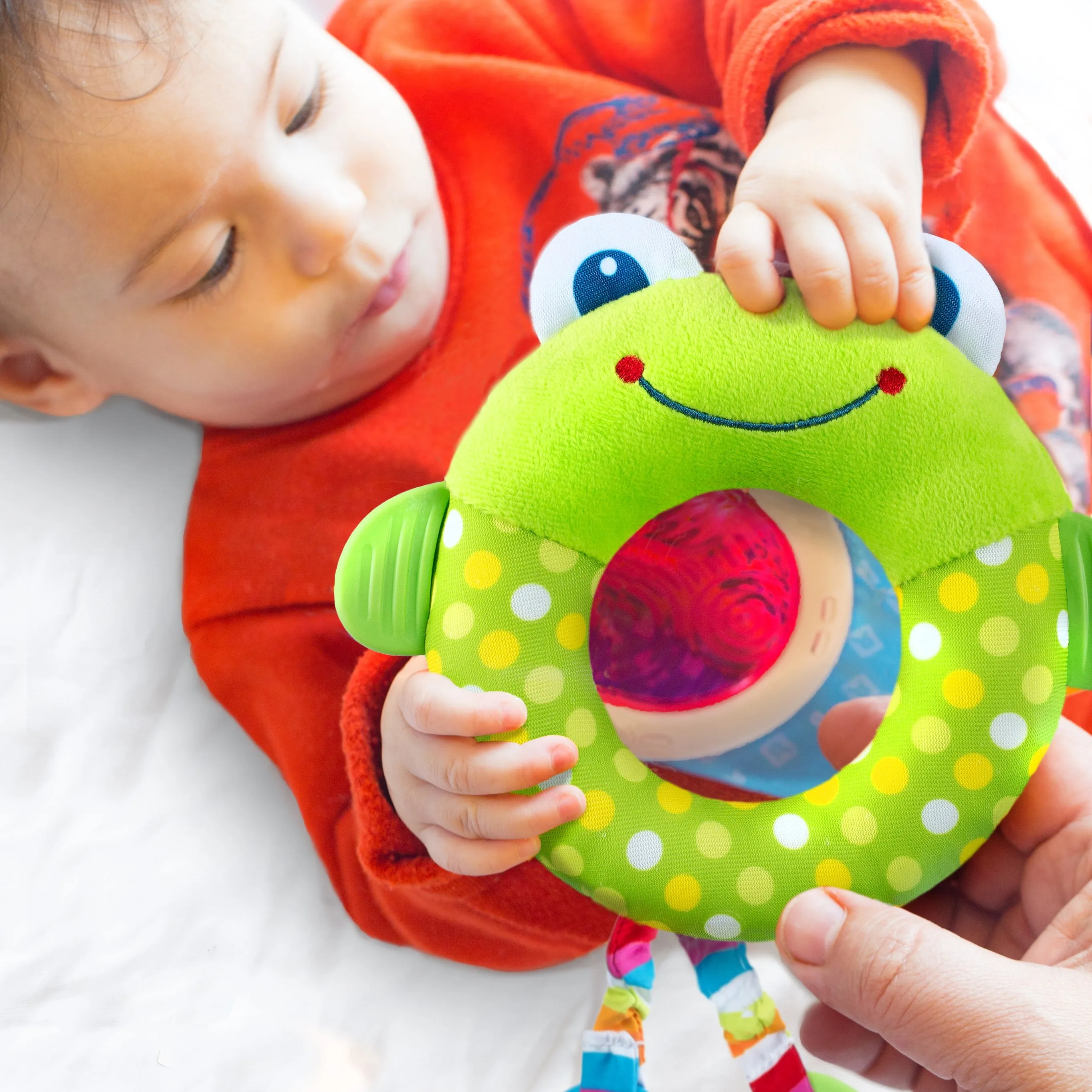 Benbat - Rattle Frog Dazzle Friends Toy