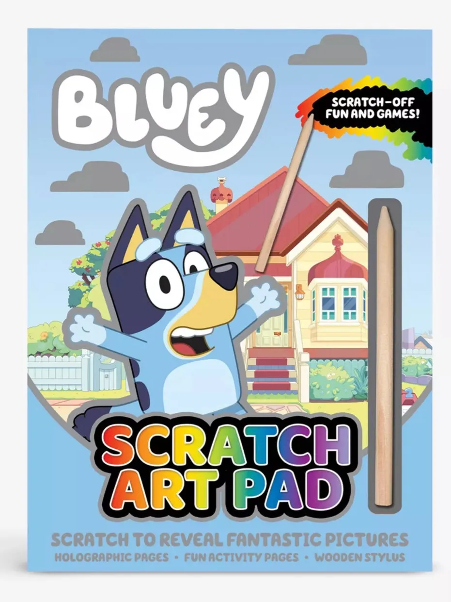 Bluey Scratch Art Pad