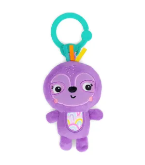 Bright Starts Jingle Joy Reach & Rattle Toy Purple Sloth - Unisex