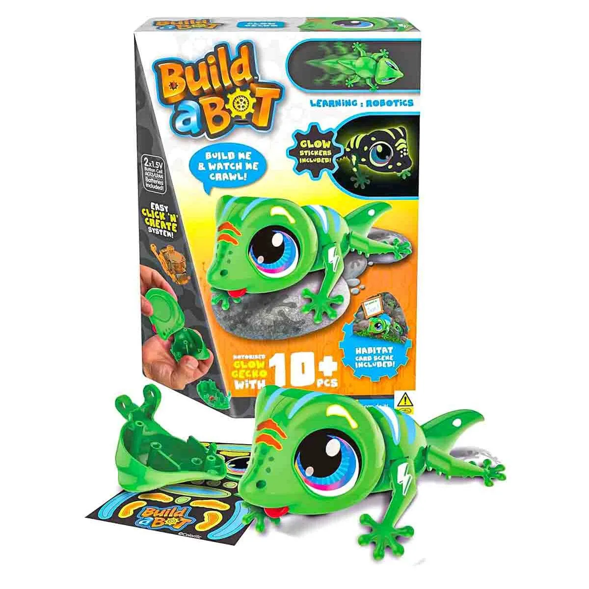 Build a Bot Glow Gecko