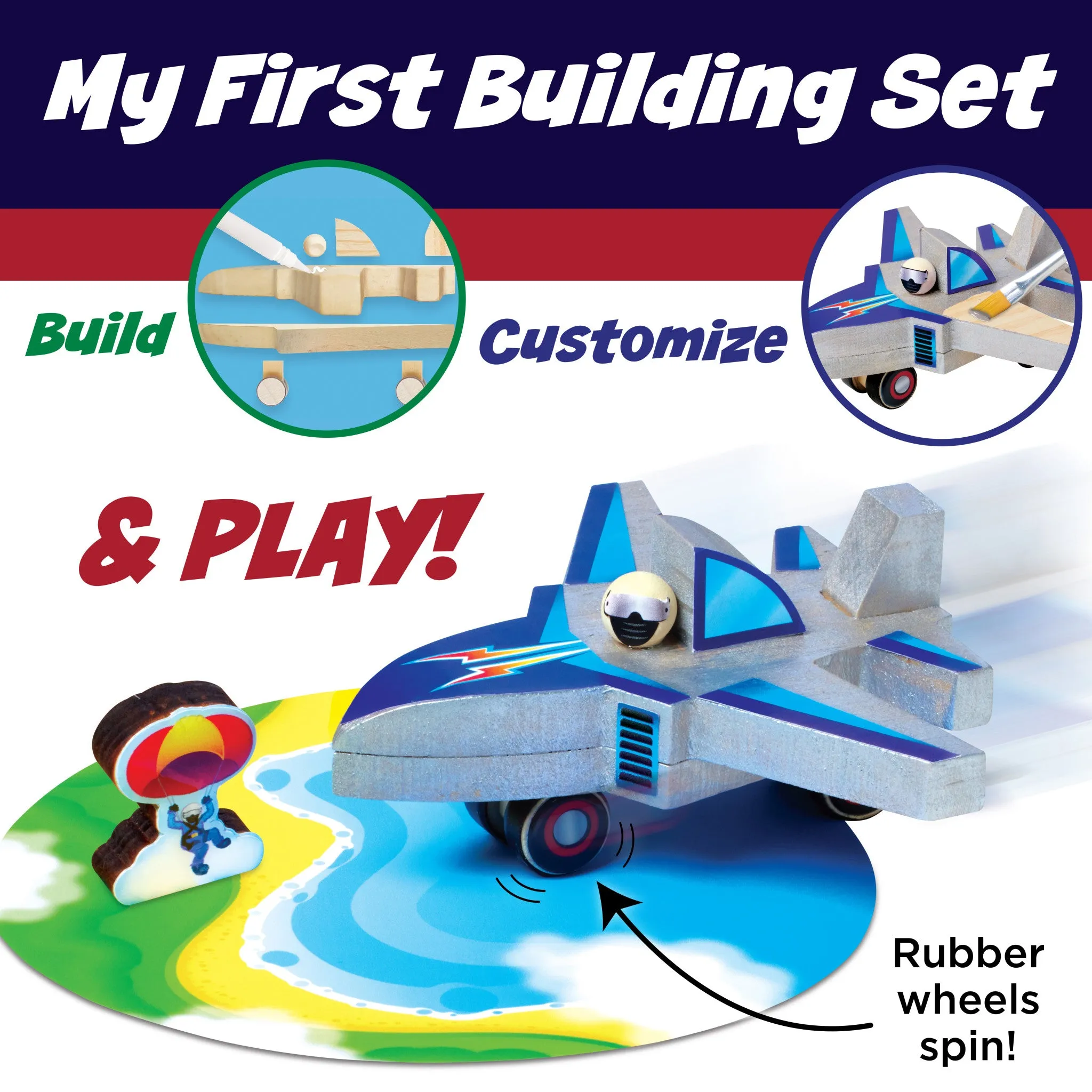 Buildeez!™ Jet Plane - Ace - #6457000