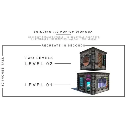 Building 7.0 Pop-Up 1:12 Scale Diorama - Extreme Sets
