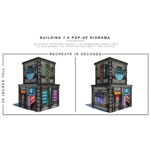Building 7.0 Pop-Up 1:12 Scale Diorama - Extreme Sets
