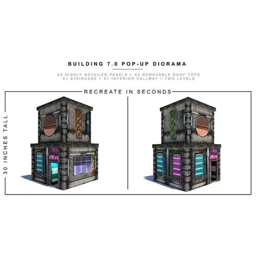 Building 7.0 Pop-Up 1:12 Scale Diorama - Extreme Sets