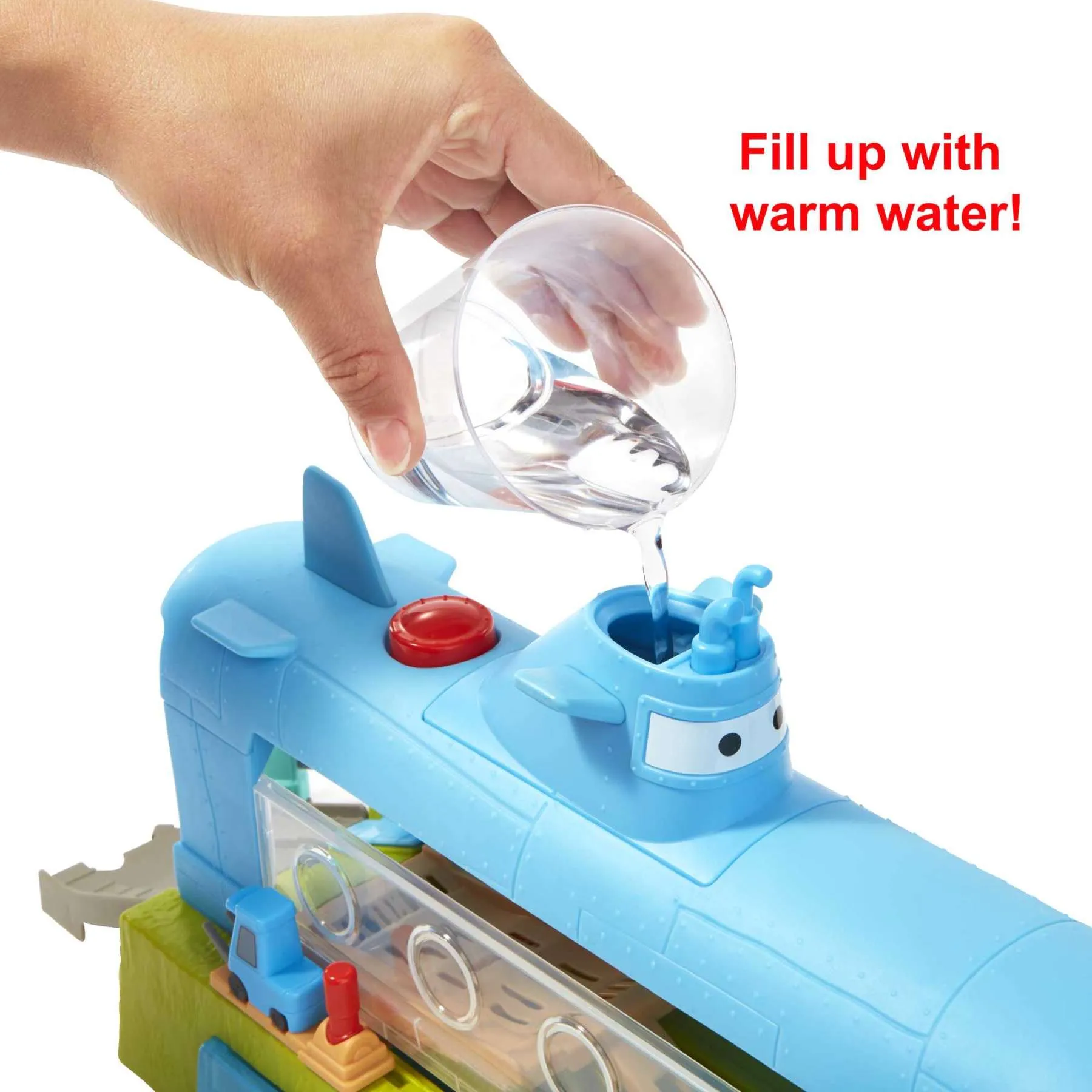 Cars Color Change Whale Car Wash Playset