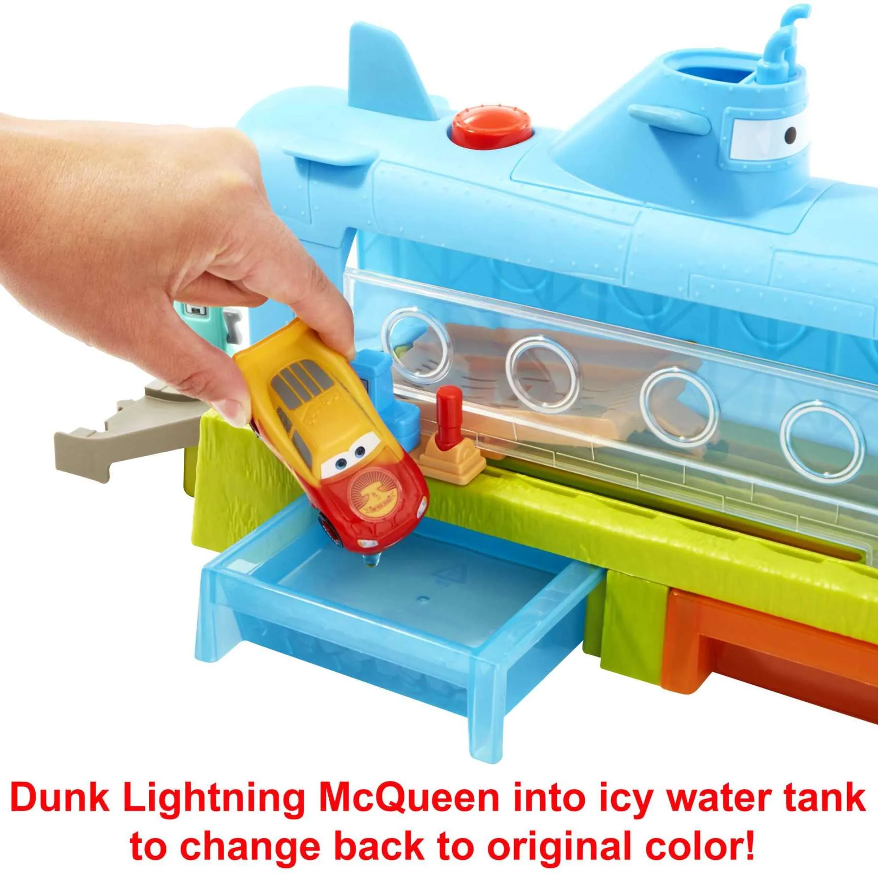Cars Color Change Whale Car Wash Playset