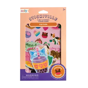 Cat Cafe Scented Stickers