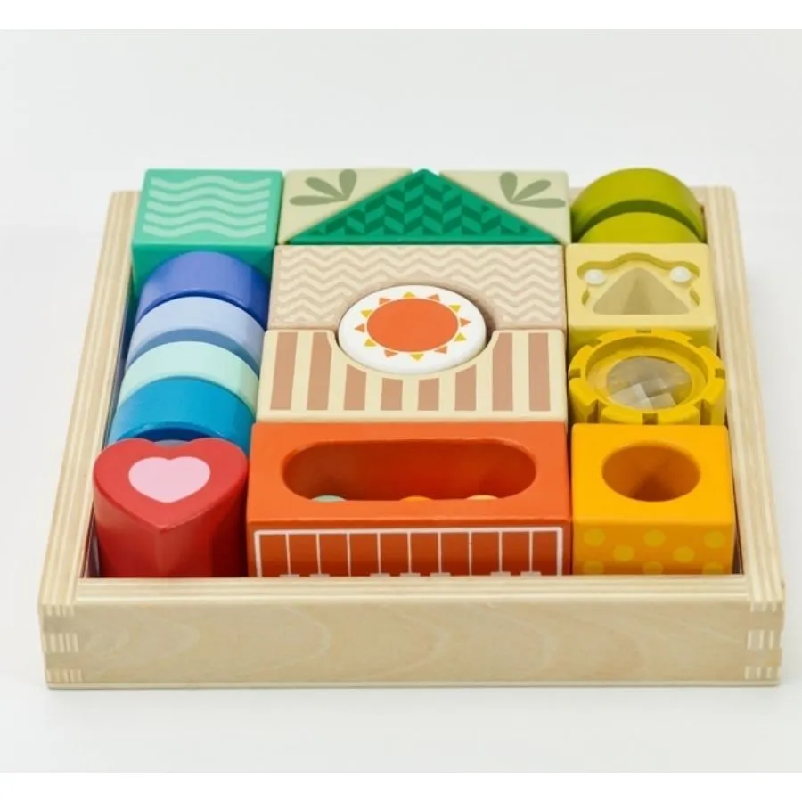 Classic World - Exploration Blocks Wooden Toys for Toddlers