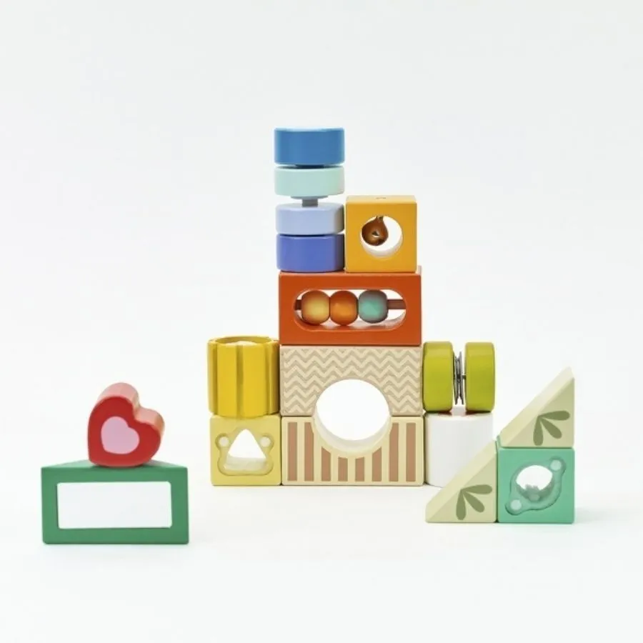 Classic World - Exploration Blocks Wooden Toys for Toddlers