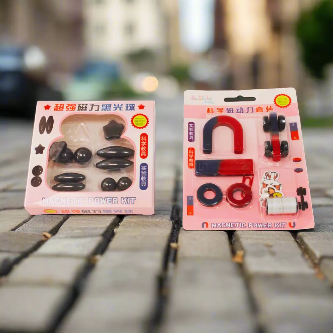 Combo of 2 Magnetic Power Kits for Kids Age 3 