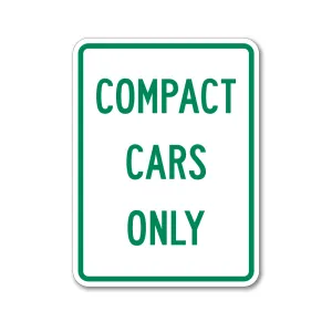 Compact Cars Parking Sign