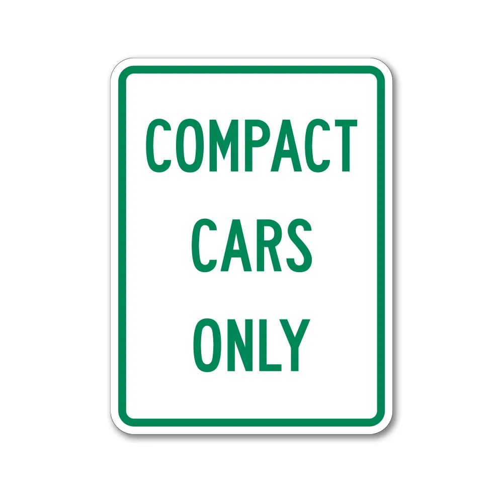 Compact Cars Parking Sign
