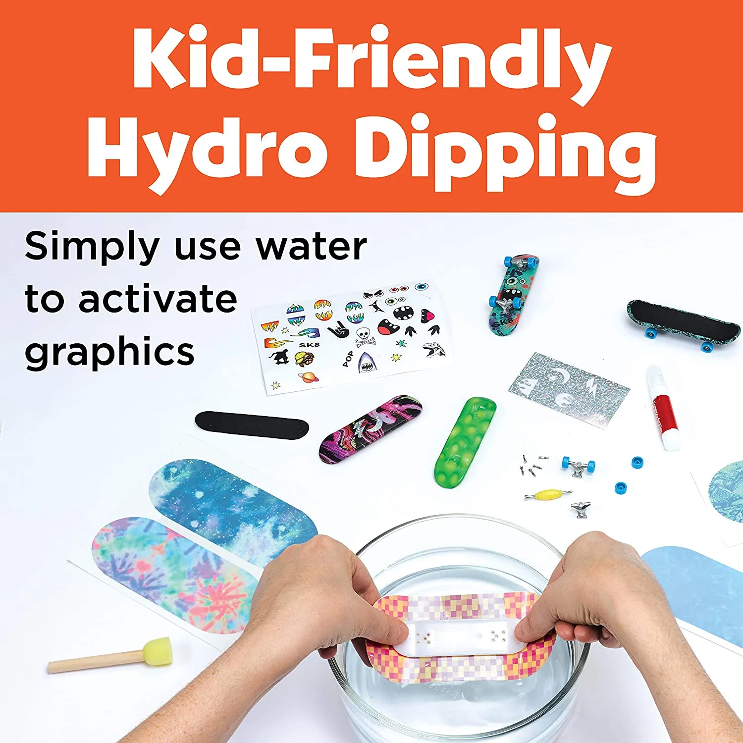 Creativity for Kids 6265 Hydro Dip Custom Skate Studio