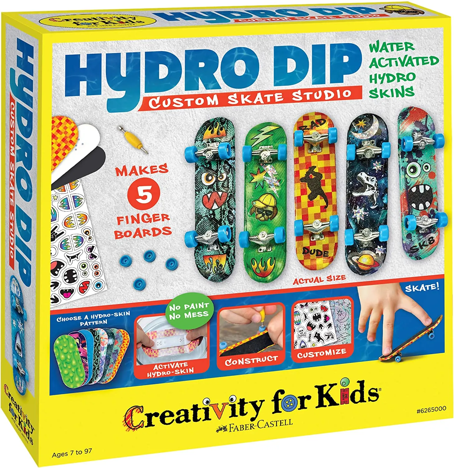 Creativity for Kids 6265 Hydro Dip Custom Skate Studio