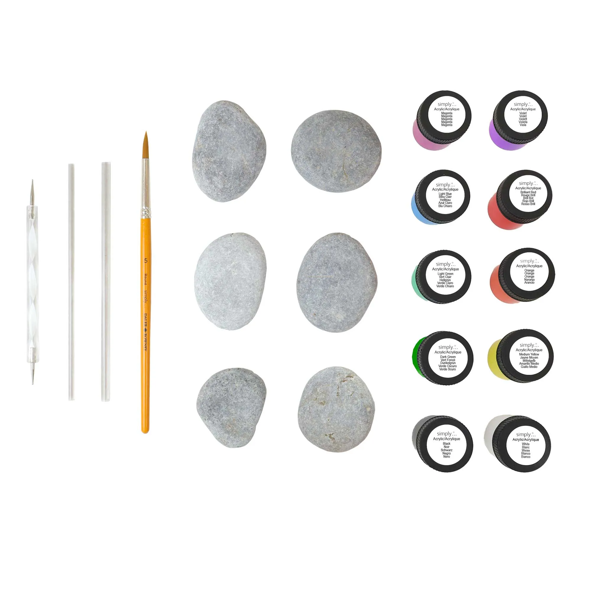 Daler-Rowney Simply Rock Painting Art Creative Set