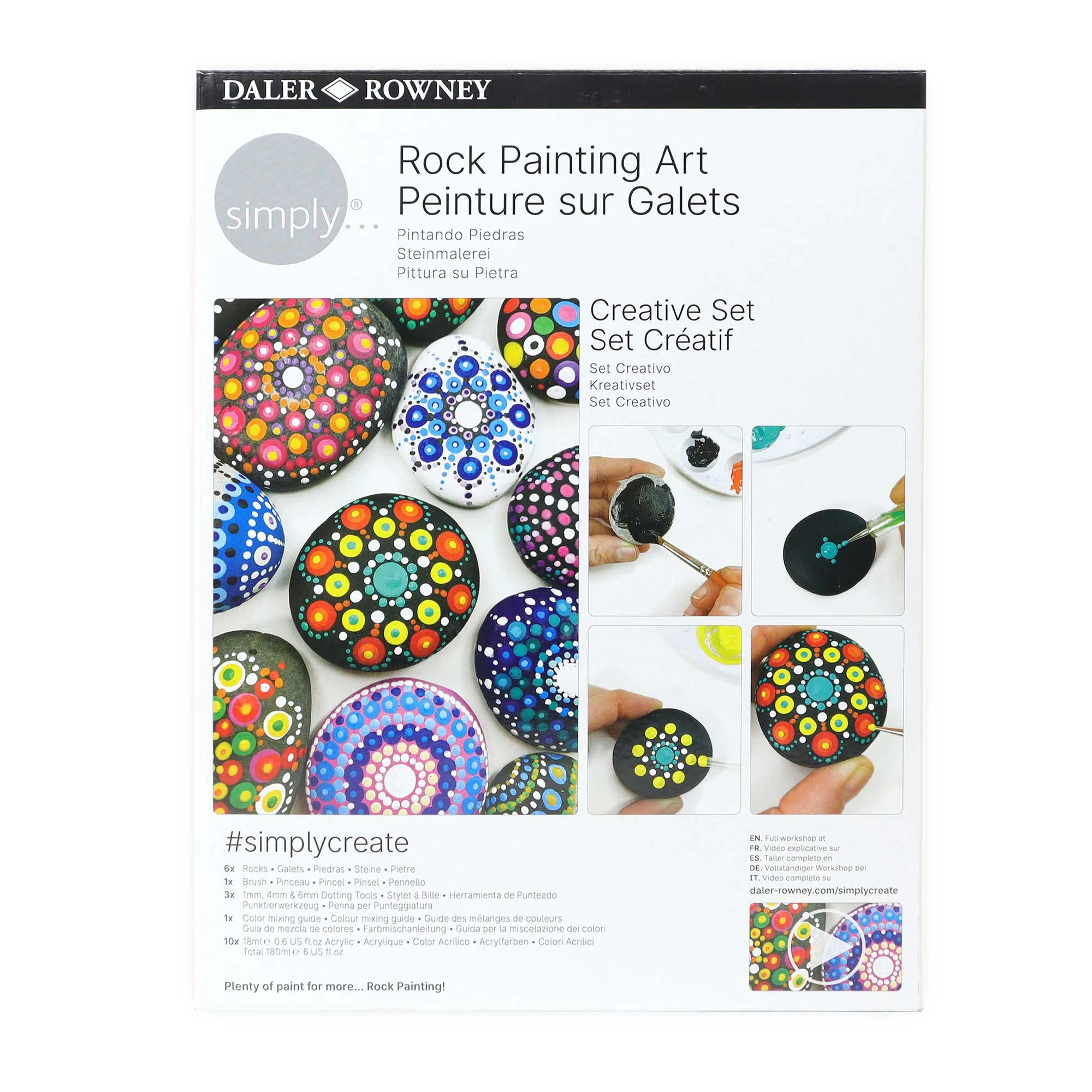 Daler-Rowney Simply Rock Painting Art Creative Set