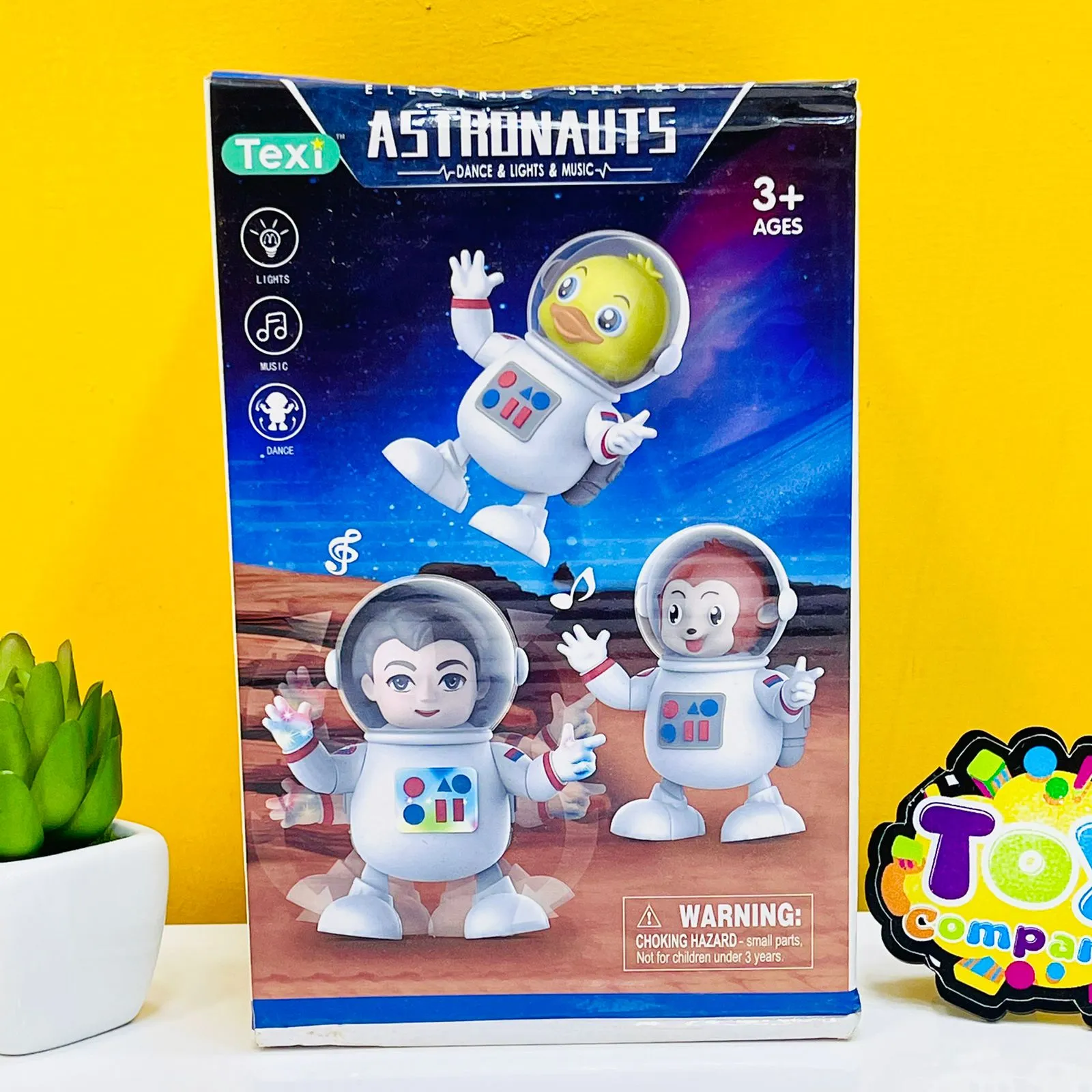 Dancing Astronaut with Helmet Light & Sound