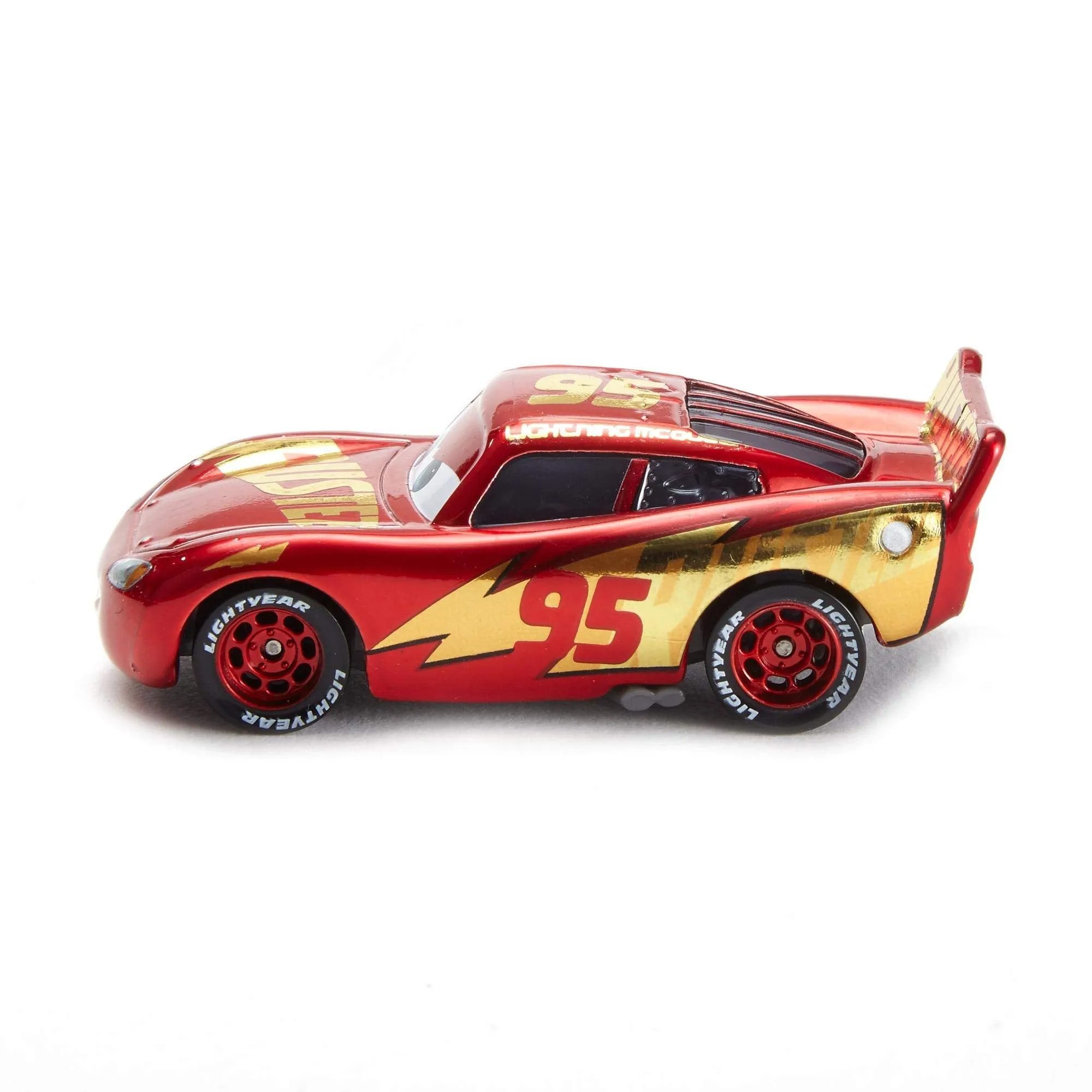 Disney Cars Pixar Die-Cast Lightning Mcqueen With Wrap Vehicle - Multicolor, Kid