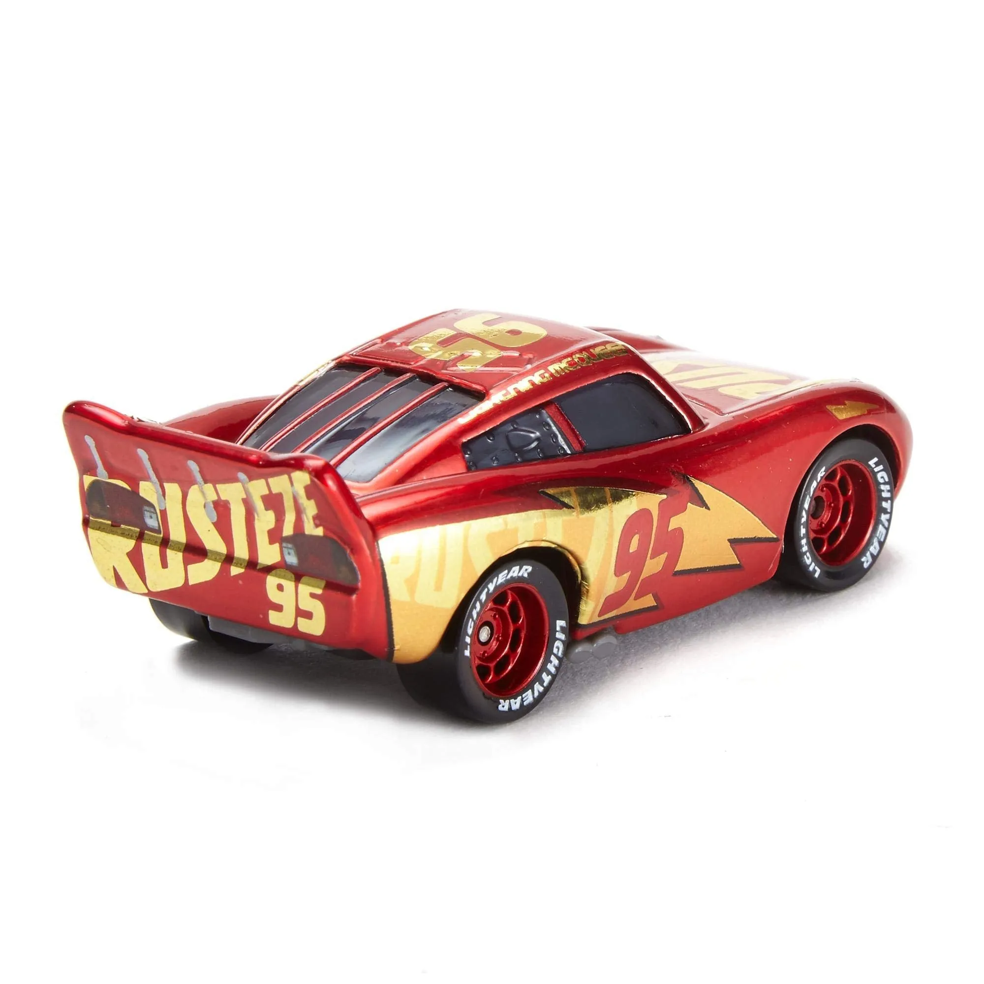 Disney Cars Pixar Die-Cast Lightning Mcqueen With Wrap Vehicle - Multicolor, Kid
