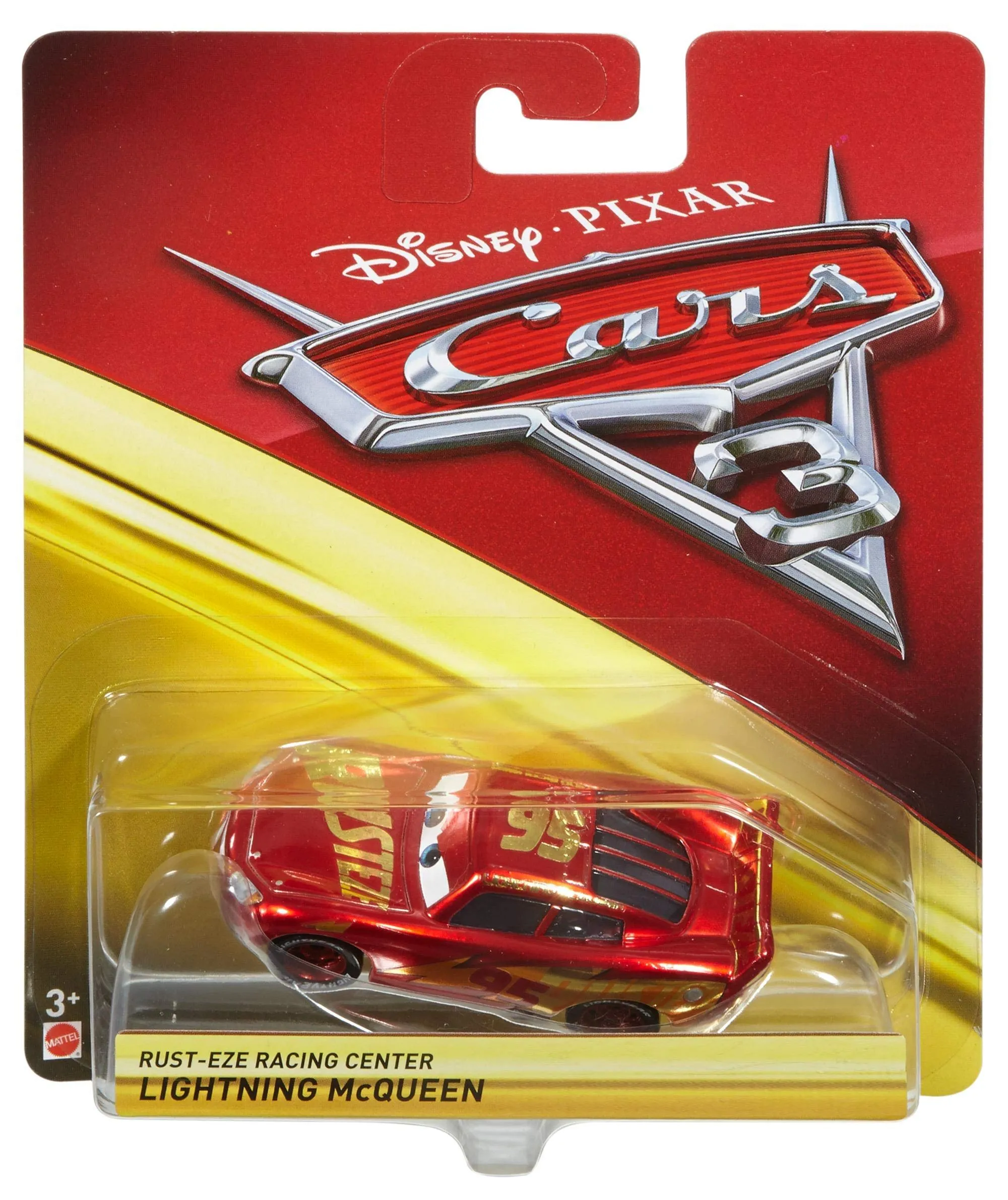 Disney Cars Pixar Die-Cast Lightning Mcqueen With Wrap Vehicle - Multicolor, Kid