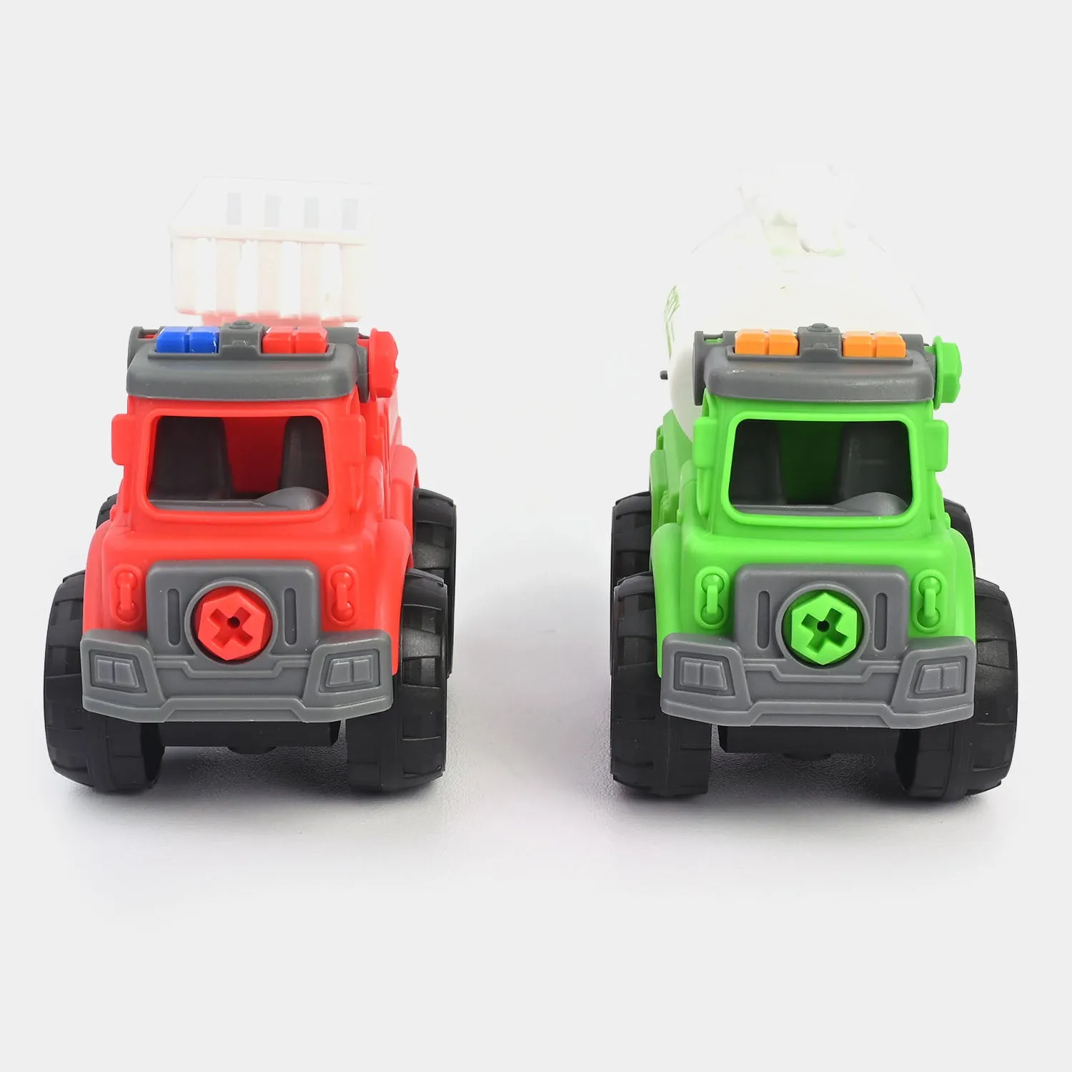 DIY Truck Fire Rescue Vehicles 2PCs For Kids