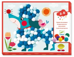 Djeco Dogs to stroke Collage Kit