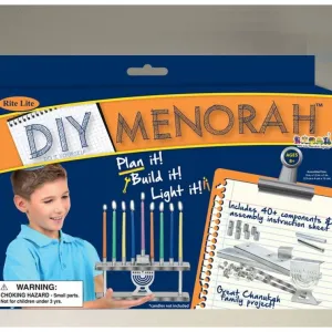 Do-it-Yourself Chanukah Menorah Kit Family Project Plan It! Build It! Light It!