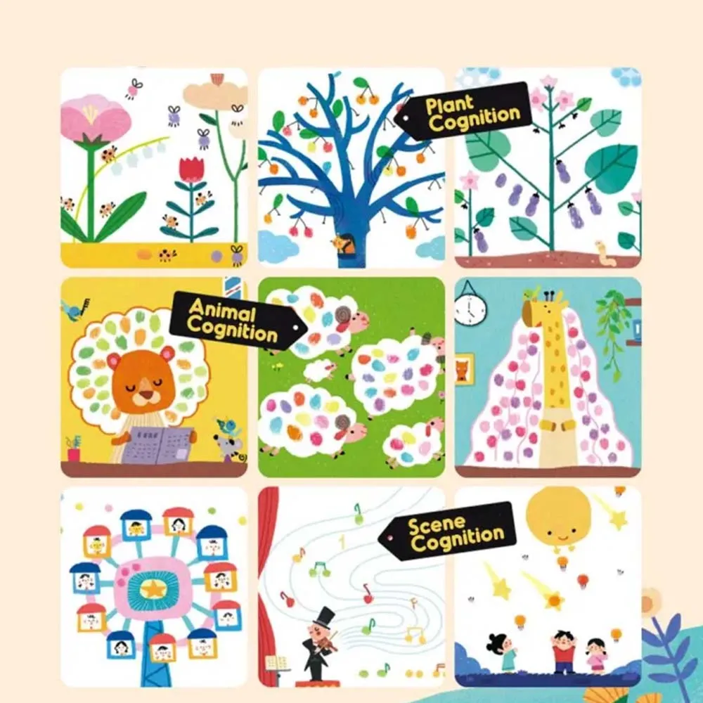 Finger Painting: A Lively Forest