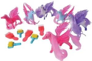 Flocked Winged Horse (3 Sets)