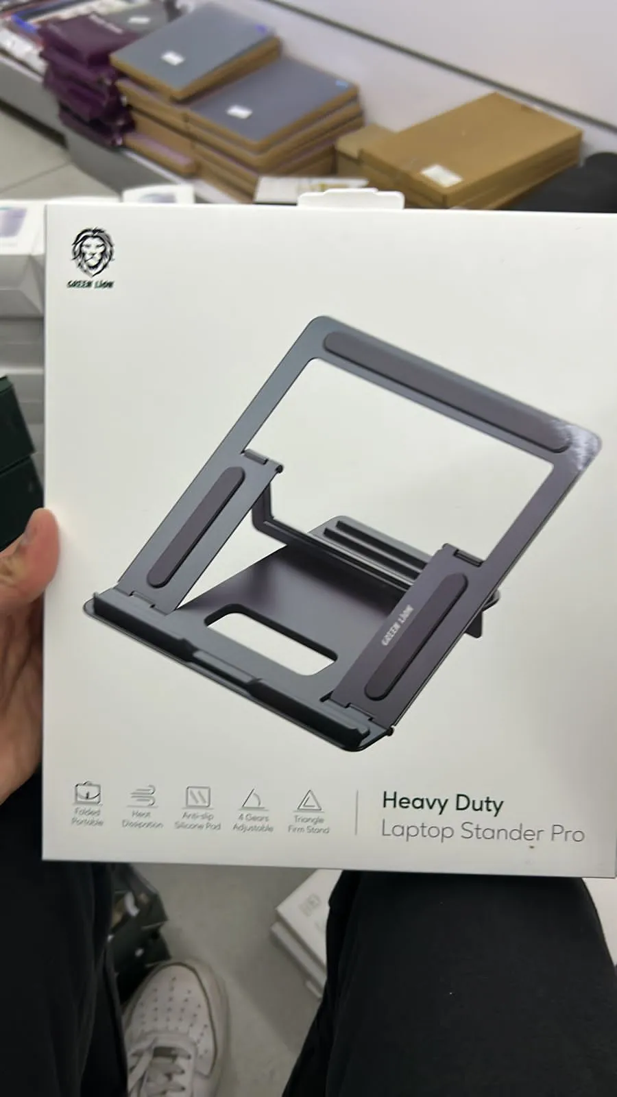 GREEN LION HEAVY DUTY LAPTOP STANDER PRO