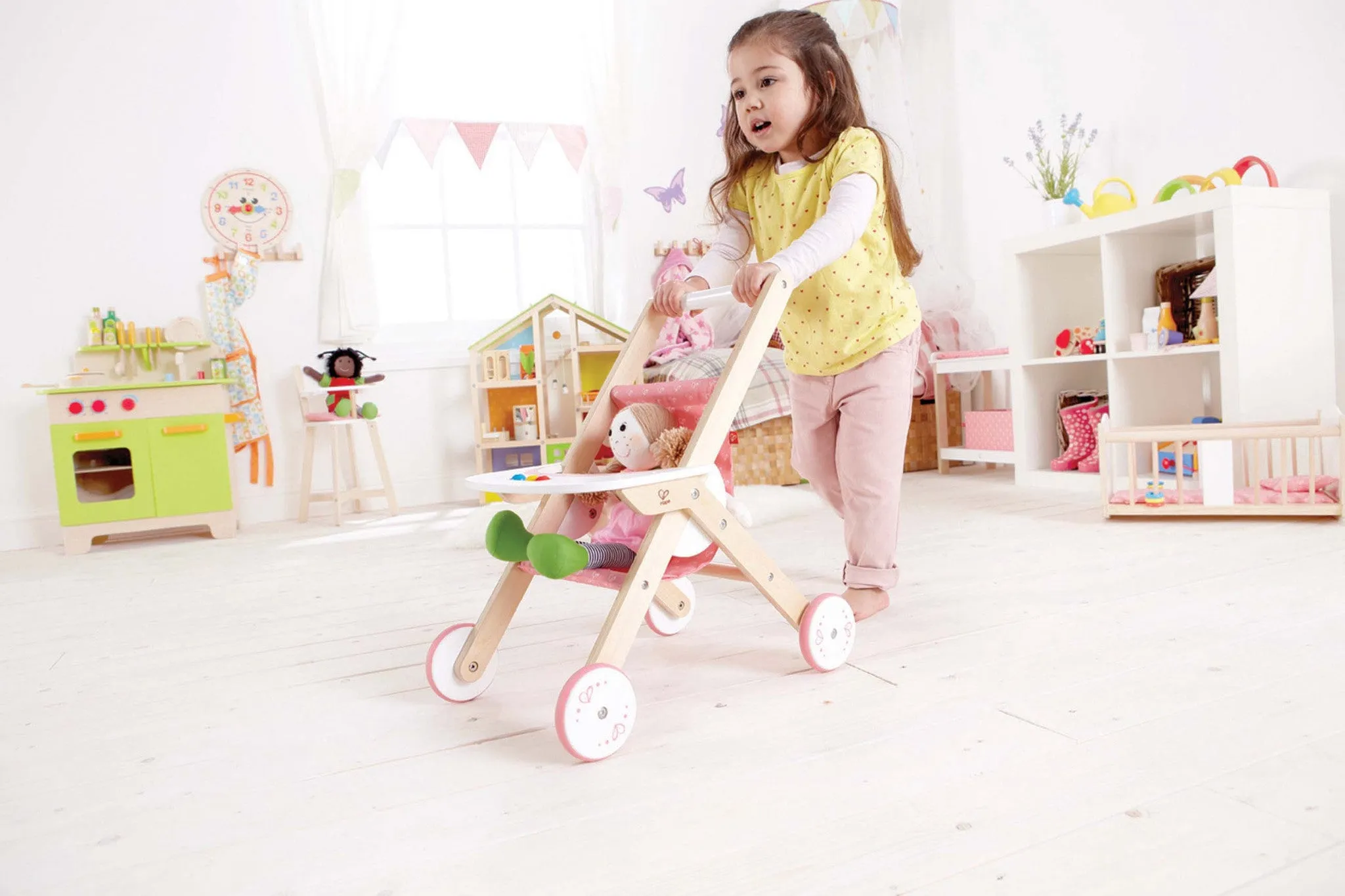 Hape - Baby Stroller