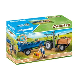 Harvester Tractor w Trailer