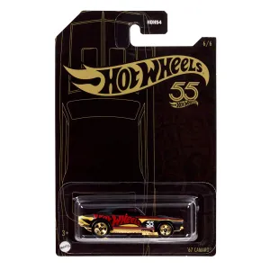 Hot Wheels 55th Anniversary Pearl & Chrome 2023 '67 Cammaro Diecast Car