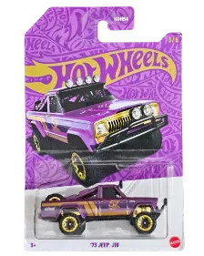 Hot Wheels 57th Anniversary Pearl & Chrome 2024 '73 Jeep J10' Diecast Car