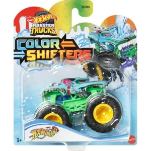Hot Wheels Color Shifters 1:64 Scale Hot Weiler Monster Truck For Ages 3  (HMH36)