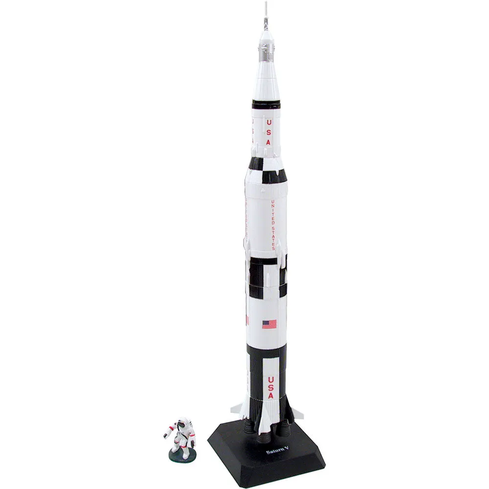 InAir E-Z Build Model Kit - Space Station, Space Shuttle, Saturn V Rocket & Lunar Lander - SET of 4