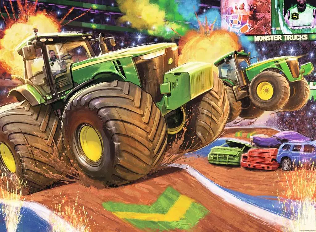 John Deere Big Wheels 100pc Puzzle