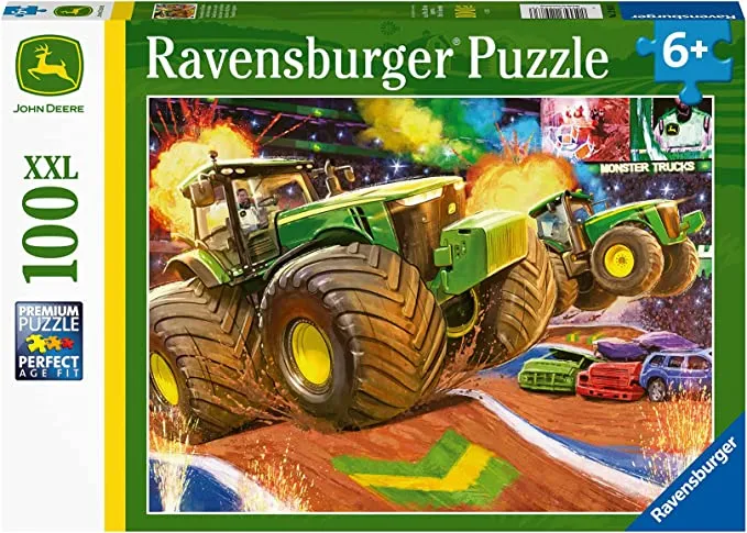 John Deere Big Wheels 100pc Puzzle